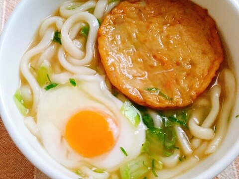 月見＊丸天うどん